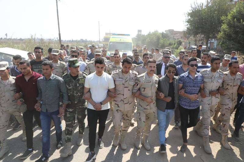 جنازة الشهيد ملازم أول محمود المغربي 