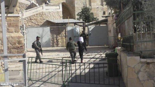 اعتقال الفتاة اسراء ابو سنينة