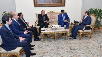 السيسي والمبعوث الموريتاني