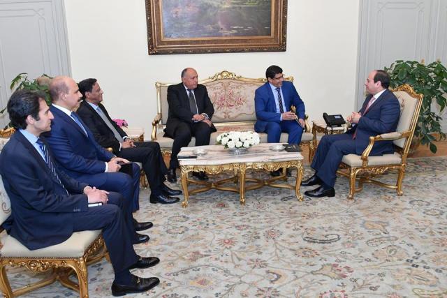 السيسي والمبعوث الموريتاني