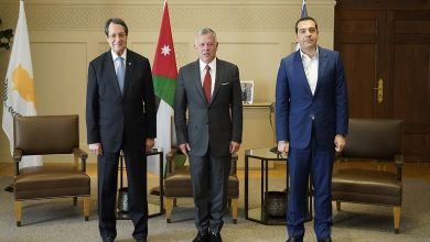 الأردن واليونان وقبرص