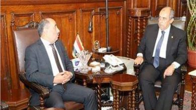 وزيرا الزراعة المصري والفلسطيني