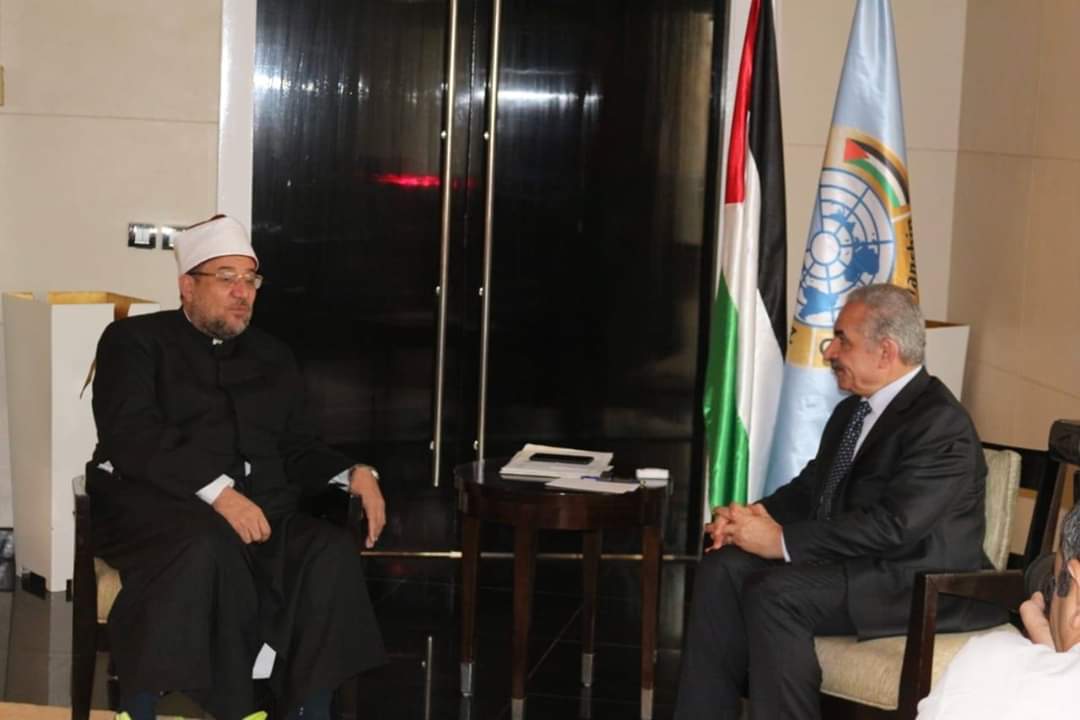 وزيري الأوقاف الفلسطيني والمصري