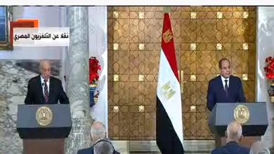 الرئيس السيسي خلال كلمته