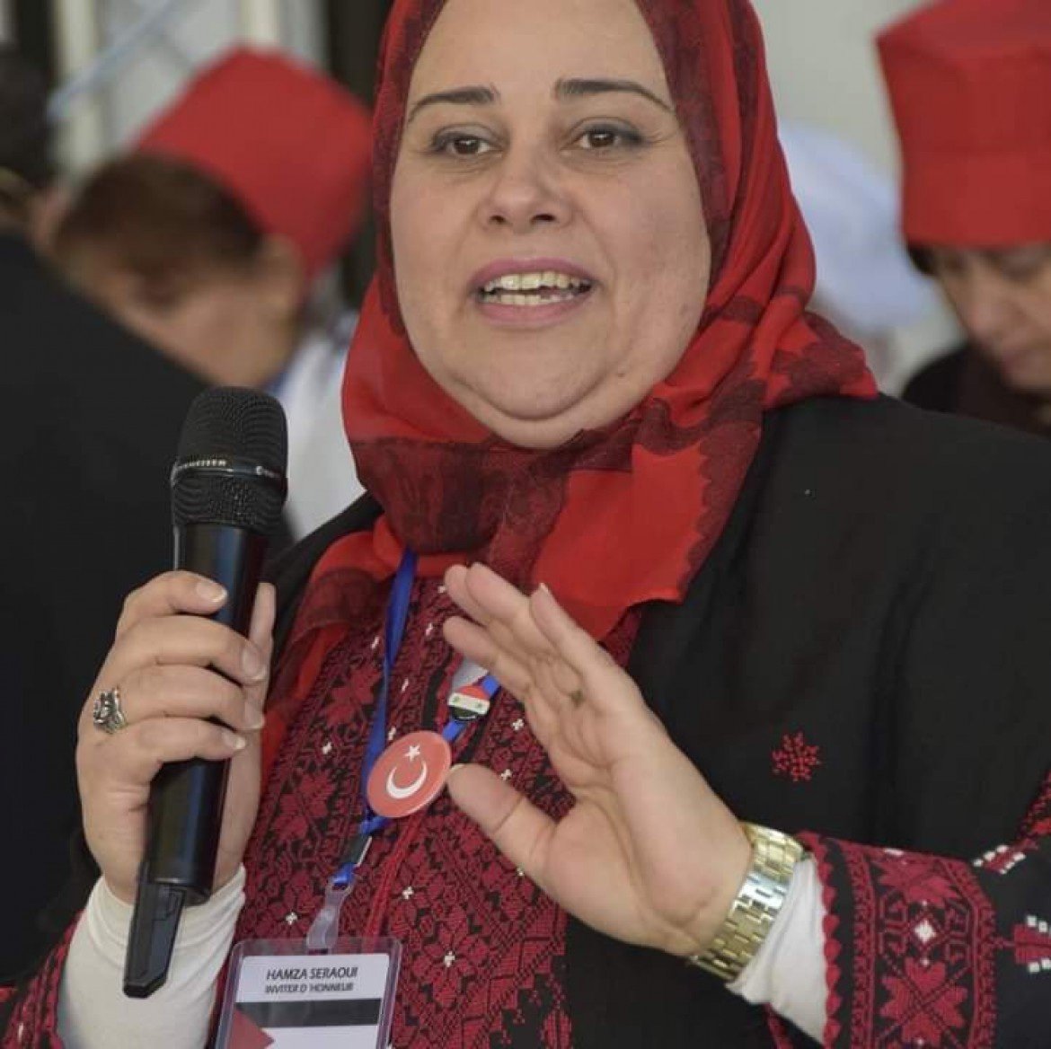 رئيسة الهيئة الإدارية للاتحاد العام للمرأة الفلسطينية-في الجزائر