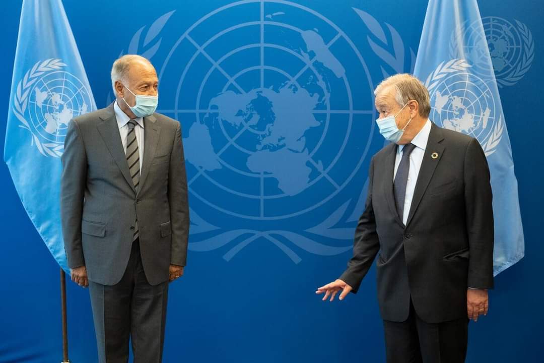 أبو الغيط يبحث مع غوتيريش آخر مستجدات القضية الفلسطينية