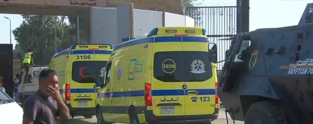 نقل مصابين فلسطينين