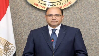 السفير أحمد أبو زيد المتحدث الرسمى باسم وزارة الخارجية ومدير إدارة الدبلوماسية العامة بوزارة الخارجي